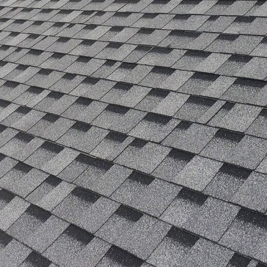 A close up of the roof of a house